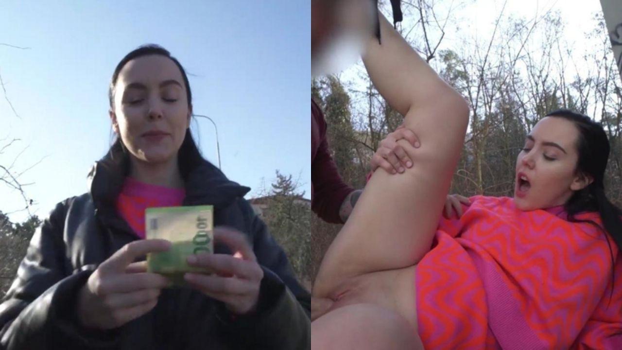捷克街头搭讪系列 猎艳西班牙美女 布拉格阳光下撸裙露白嫩蜜臀 疯狂怼操口爆高潮