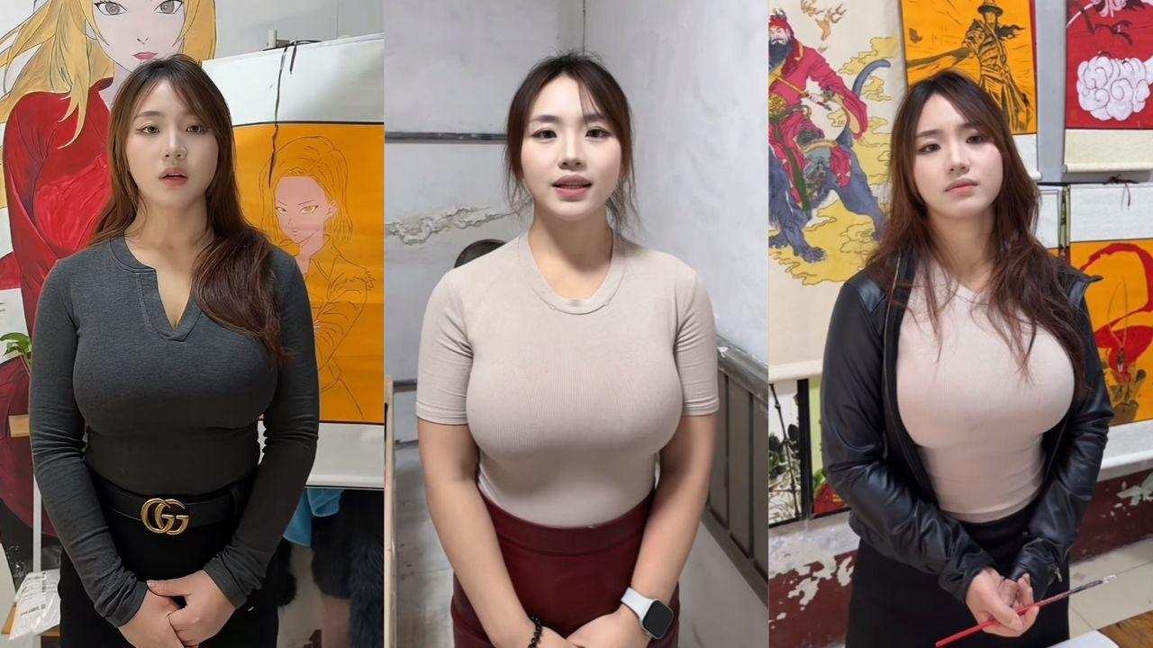 抖音60万粉女神冬奇与雾凇 上岸前外网黑历史流出 E杯巨乳现场揉奶撩骚 雪白大奶溢出指缝