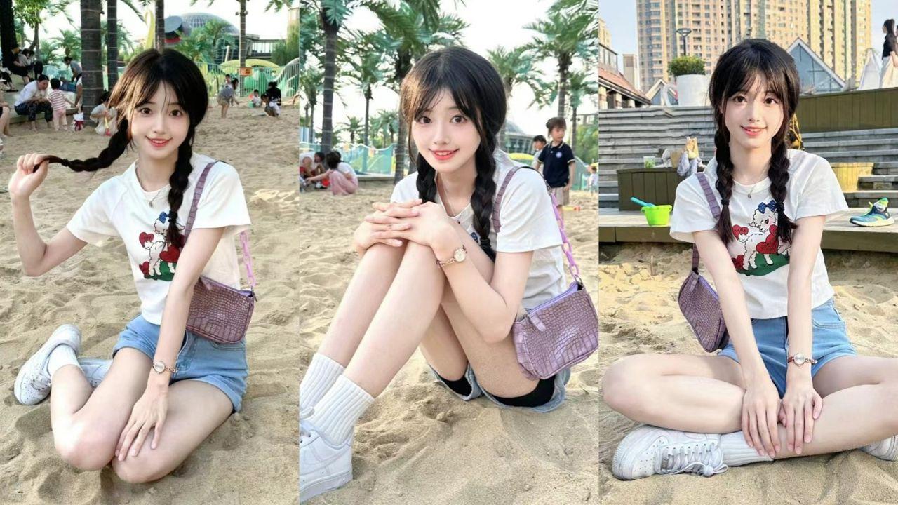 准大一新生妹妹阳台被哥哥无套后入爆操 爸妈就在楼下看电视 白皙蜜臀啪啪作响 嫩穴淫水流了一地