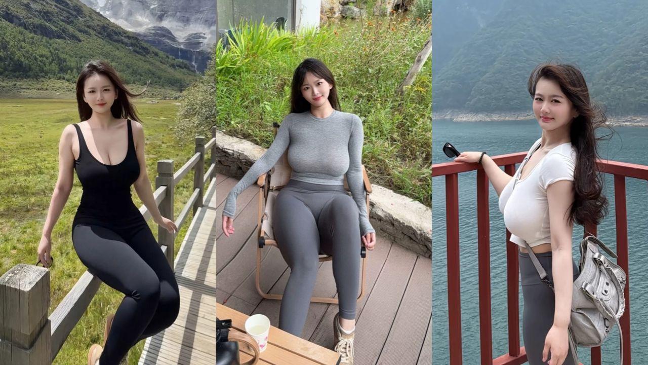 抖音巨乳天花板大晴奶贝制服擦边福利私拍合集流出 38F核弹奶魔鬼腰臀比 各种情趣装诱惑满满