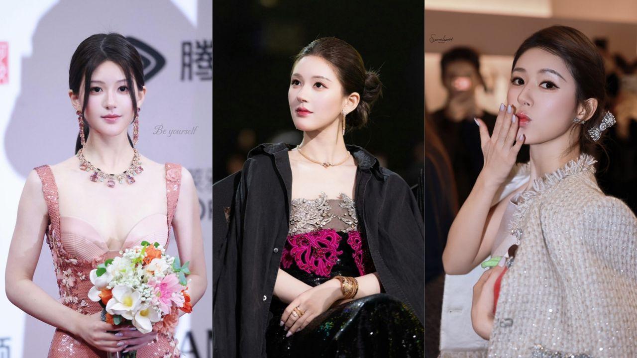 顶流女明星赵露思 直播意外走光事件热议 撩裙子露内裤还露出小葡萄乳头 反差明星魅力